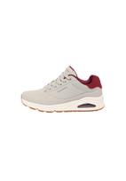 SKECHERS Sportbačiai be auliuko 'UNO - SUITED ON AIR' pilka / burgundiško vyno spalva