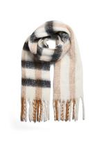 PIECES Šalikas 'PCBea' smėlio / juoda / balta