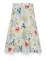 VERO MODA Sijonas 'VMVALENTINA' mėlyna / geltona / pilka / tamsiai raudona