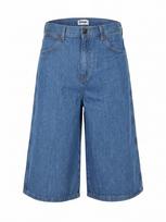 WRANGLER Džinsai 'LIGHT & SOFT JORT SHORTS MID STONE' tamsiai (džinso) mėlyna