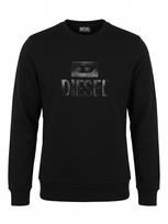 DIESEL Megztinis 'S-GIR TONE ON TONE' juoda