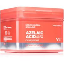 VT Cosmetics Azelaic Acid Sebum Control & Calming Toner Pad tonizuojančios pagalvėlės maitinamojo ir drėkinamojo poveikio 60 vnt.