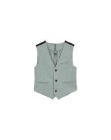 WE Fashion Liemenė mėtų spalva / juoda