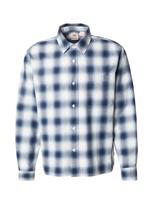 LEVI'S ® Marškiniai 'Duboce Boxy Overshirt' tamsiai mėlyna / šviesiai mėlyna / margai juoda