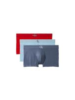 Calvin Klein Underwear Boxer trumpikės safyro / šviesiai mėlyna / raudona
