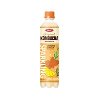 Gazuotas gėrimas su citrina ir imbieru OKF Kombucha, 500 ml