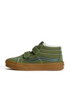 VANS Sportbačiai 'Sk8-Mid' žolės žalia / tamsiai žalia