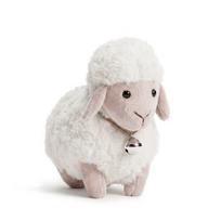 Minkštas žaislas avelė Dolly „Milky“ su varpeliu – 2027 metų simbolis, 13 cm
