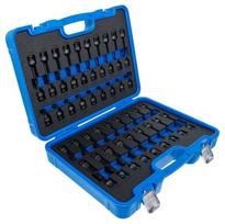 Smūginių galvučių su antgaliais rinkinys | 1/2" | HEX, Torx, XZN | 56 dalių (7298)