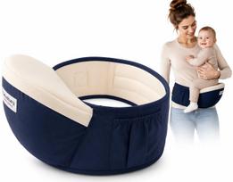 Kūdikių nešioklė, klubinė, mėlynos spalvos, patogi ir ergonomiška