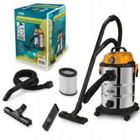 Pramoninis dulkių siurblys Coil 3300W, skirtas gipso dulkėms ir drėgnam valymui, 25 l, rinkinys