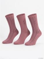 CALVIN KLEIN Moteriškos kojinės, 3 poros, CK WOMEN SOCK 3P GIFTBOX CONTRAST RIB
