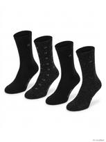 CALVIN KLEIN Moteriškos kojinės, 4 poros, CK WOMEN SOCK 4P GIFTING AOP