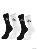 CALVIN KLEIN Vyriškos kojinės, 4 poros, CK MEN SOCK 4P GIFTBOX MONOLOGO