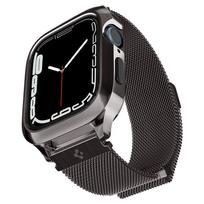 Spigen Metal Fit Pro, grafito spalvos – Apple Watch 9/8/7 45mm