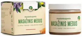 Mėta Masažinis medus su levandų, citrinų, mėtų eteriniais aliejais
