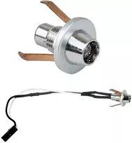 Sieninis šviestuvas Sauflex Saunos LED apšvietimo komplektas LedLite 12, sidabrinės spalvos