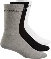 Reebok Kojinės Act Core Crew Sock Juodas Pilkas Baltas FL5231