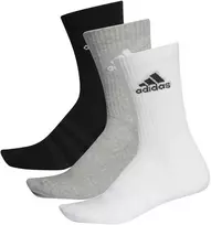 Adidas Kojinės Cush Crw 3pp Juodas Pilkas Baltas
