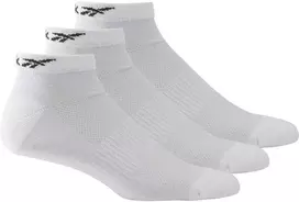 Reebok Kojinės Te Low Cut Sock 3P Baltas