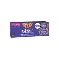 SCHESIR Complete Nutrition Tuna and beef visavertis pašaras sriuba katėms su tunu ir jautiena, 6x85g