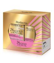 Veido kremų rinkinys Dax Perfecta 24K Gold & Rose Oil, 65 ml, 60+, 2 vnt.