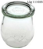 Weck Tulip patentinis stiklainis 220 ml Ø7.18x8 cm be dangtelio, 48 vnt./kartono