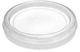 Multi Plastikinis dangtelis Ø70 mm, biologiškai skaidus PLA, skaidrus padažo indeliams vnr 121411, 20 vnt. x 100 vnt./kartonas