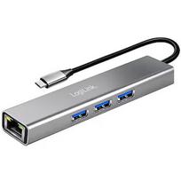 Logilink Hub USB3.2 3xUSB-A 1x RJ45 Gigabit Ethernet UA0461