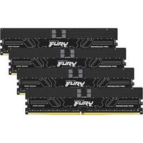 Kingston Renegade Pro, RDIMM/ECC, DDR5, 128GB, 6400MT/s, CL32, Kit of 4 (2Rx8) KF564R32RBE2K4-128