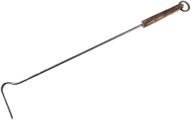 Žarsteklis su medine rankena 620 mm