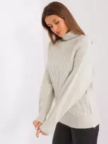 Wool Fashion Italia Megztinis-AT-SW-23401.97P-pistacijos