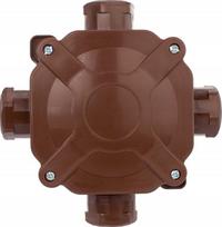 Pawbol Instaliacinė dėžutė A.0035BR PG16/5x4 mm2, IP67 ruda