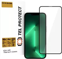 Apsauginis stiklas Tel Protect 10X HD Titanium skirtas iPhone 13/13 Pro/16e (vokas)