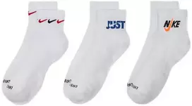 Nike Kojinės U Nk Everyday Plus Cush Ankle Baltas DH3827 902