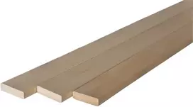 Gulto lenta 25 x 94 mm, abachi mediena