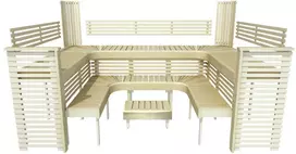 Modulinis pirties gultas PROFESSIONAL, 3200x2090mm