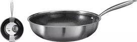 Mondex WOK ZE STALI NIERDZEWNEJ ALU D28CM