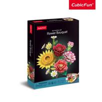 CUBICFUN 3D dėlionė „Gėlių puokštė“