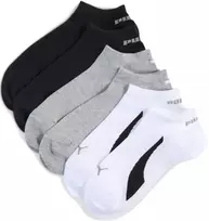 Puma Kojinės Unisex Lifes Baltas Gray Juodas 938625 02