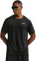 Nike Marškinėliai Vyrams M Nk Df Uv Miler Ss Juodas DV9315 010