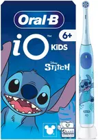 „Oral B-iO“ elektrinis dantų šepetėlis vaikams „Disney Stitch“ – šviesiai mėlynas