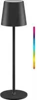 Goobay Belaidis LED stalinis šviestuvas, dydis M, 38 cm, RGBW, juodas
