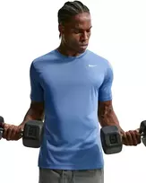Nike Marškinėliai Vyrams M Nk Df Tee Std Flex Mėlyna IO1425 459