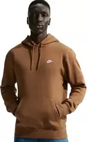 Nike Džemperis Vyrams M Nk Club Bb Po Hoodie Fl Brown FN3859 270