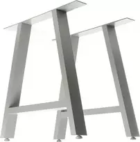 Wiltec A formos plieninės stalo kojos, 2 vnt., 70 x 72 cm, modelis 63263