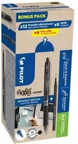 Pilot Pen Tušinukas Pilot Clicker 12 vnt + mėlynas užpildas 12 vnt