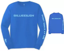 Rock Marškinėliai Ilgomis Rankovėmis Billie Eilish Smile, Dydis: L