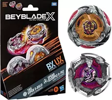 Hasbro Beyblade X | Spear Scorpio 0-70Z UX & Tail Viper 3-85LO BX Dual Pack Set