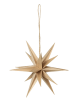Broste Copenhagen - Venus Star Ornament - Kalėdiniai žaisliukai ir eglutės aksesuarai - Smėlio